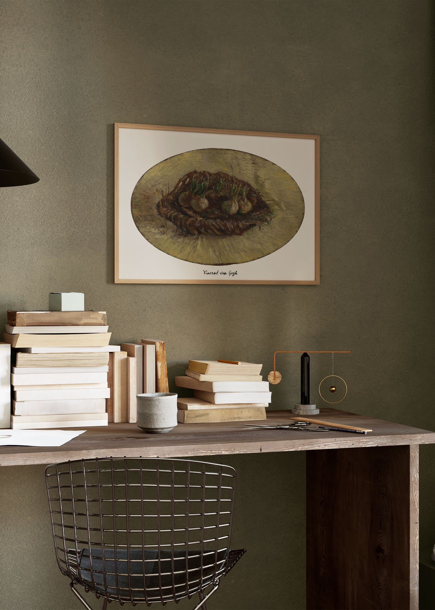 Vincent Van Gogh Basket of Hyacinth Bulbs Poster