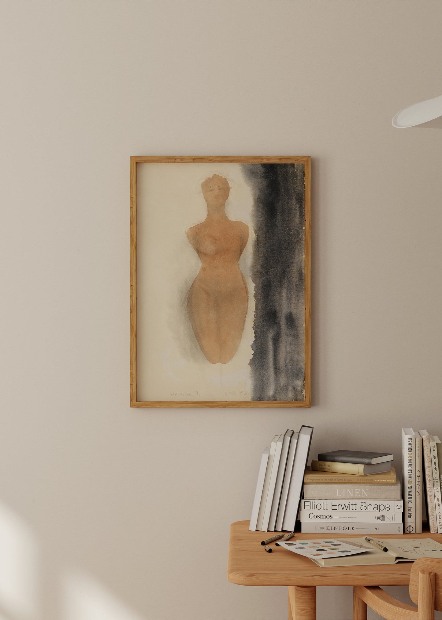 Figurine Of A Woman Poster