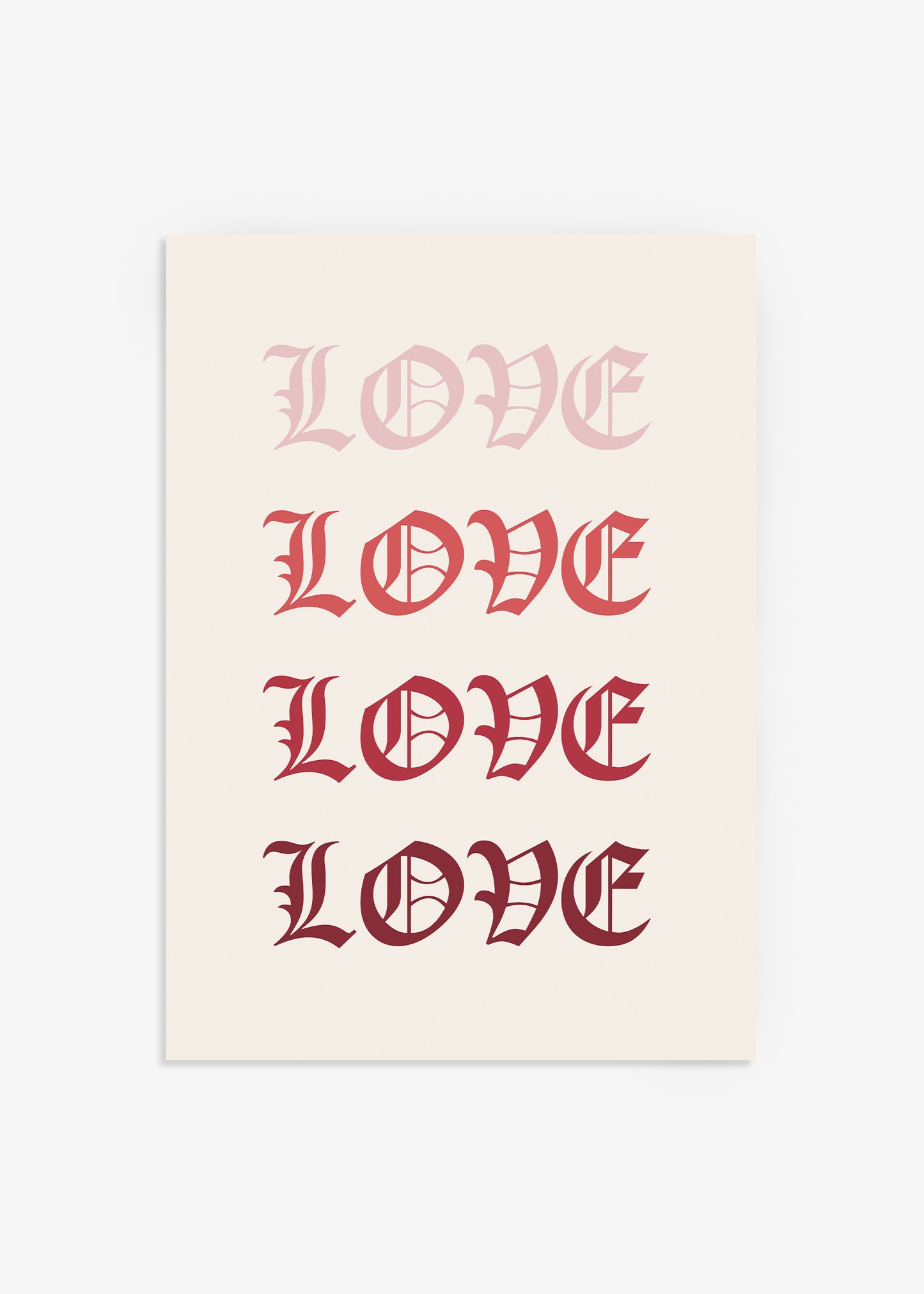 Love is Pink Poster