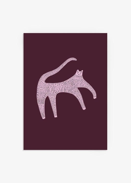 The Cat Leopard Poster