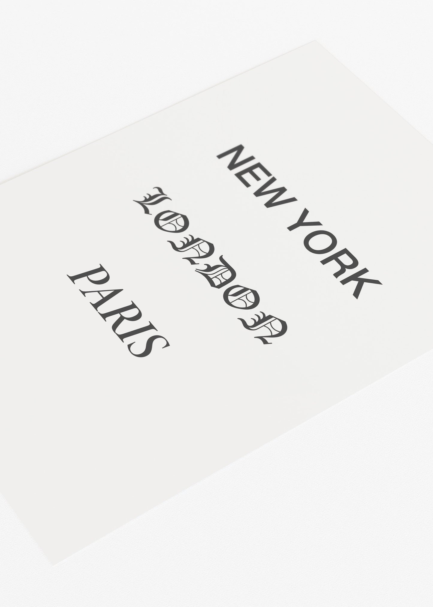 Major Cities Art Print
