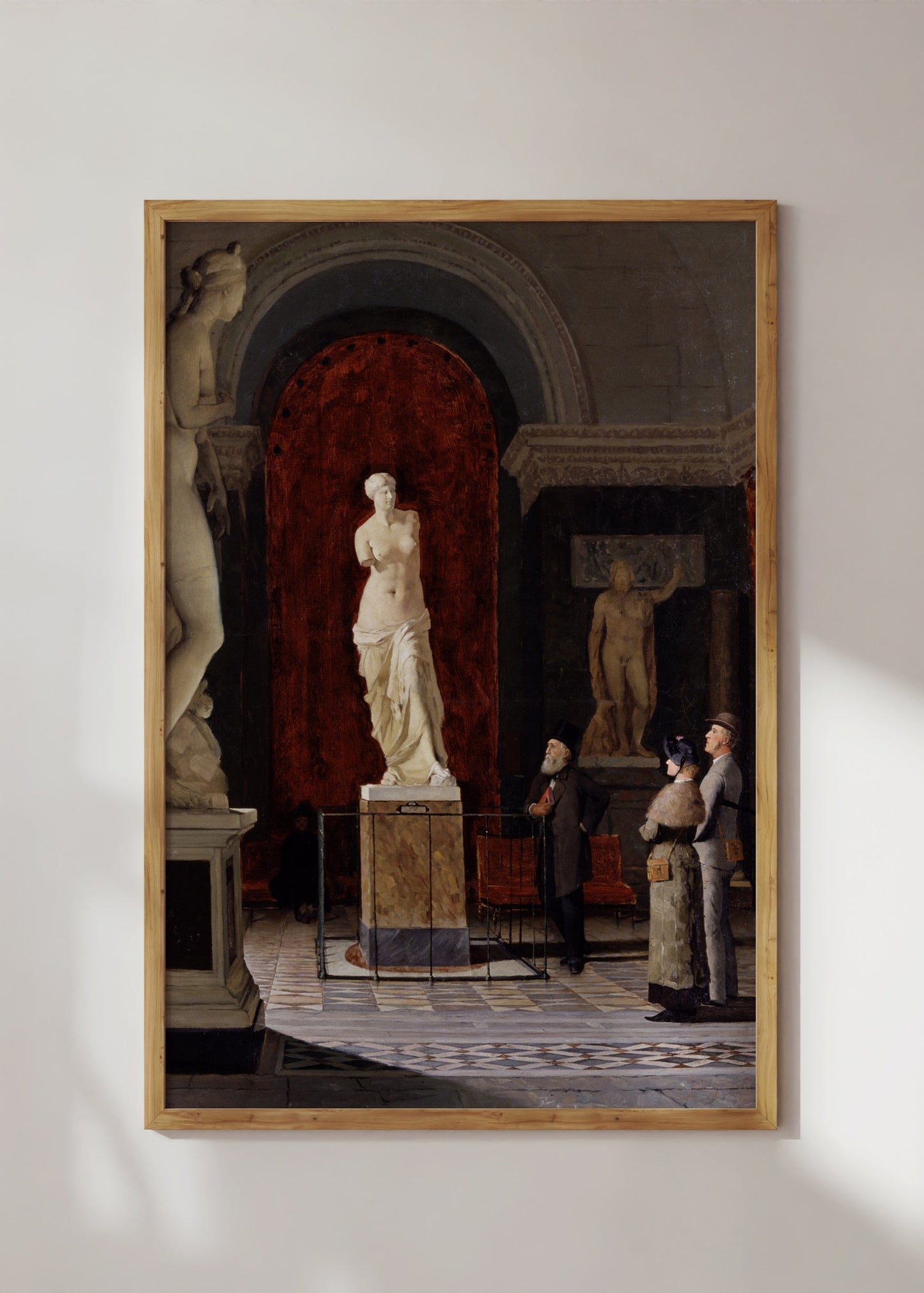 Interior from the Louvre Print