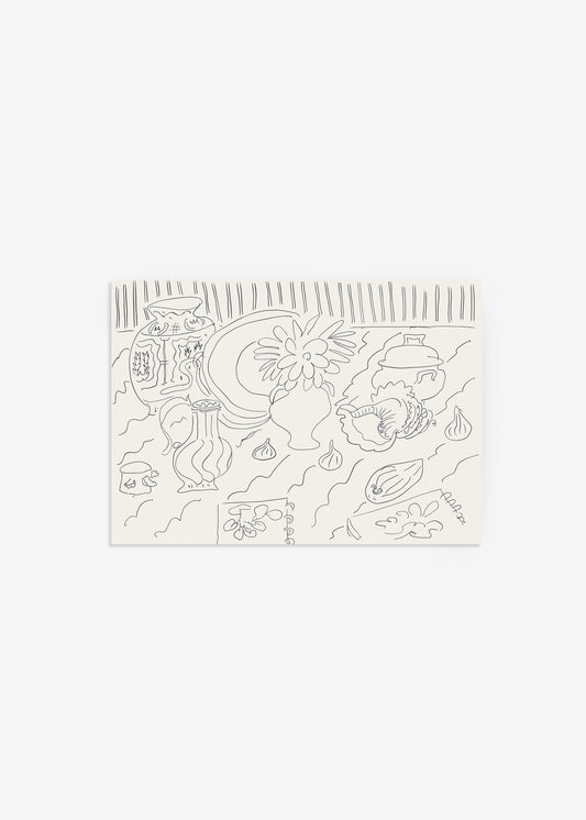Still Life Sketch 01 Print