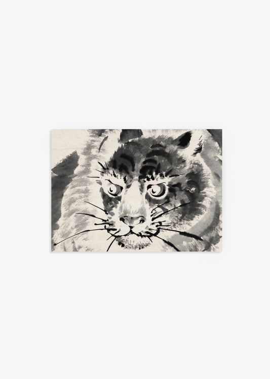 Japandi Tiger Poster