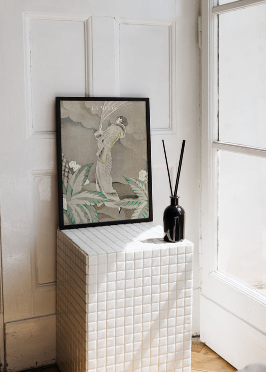 La Mode Fashion Illustration Poster