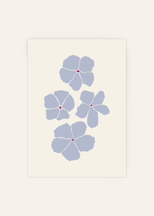 Hibiscus Flowers Poster