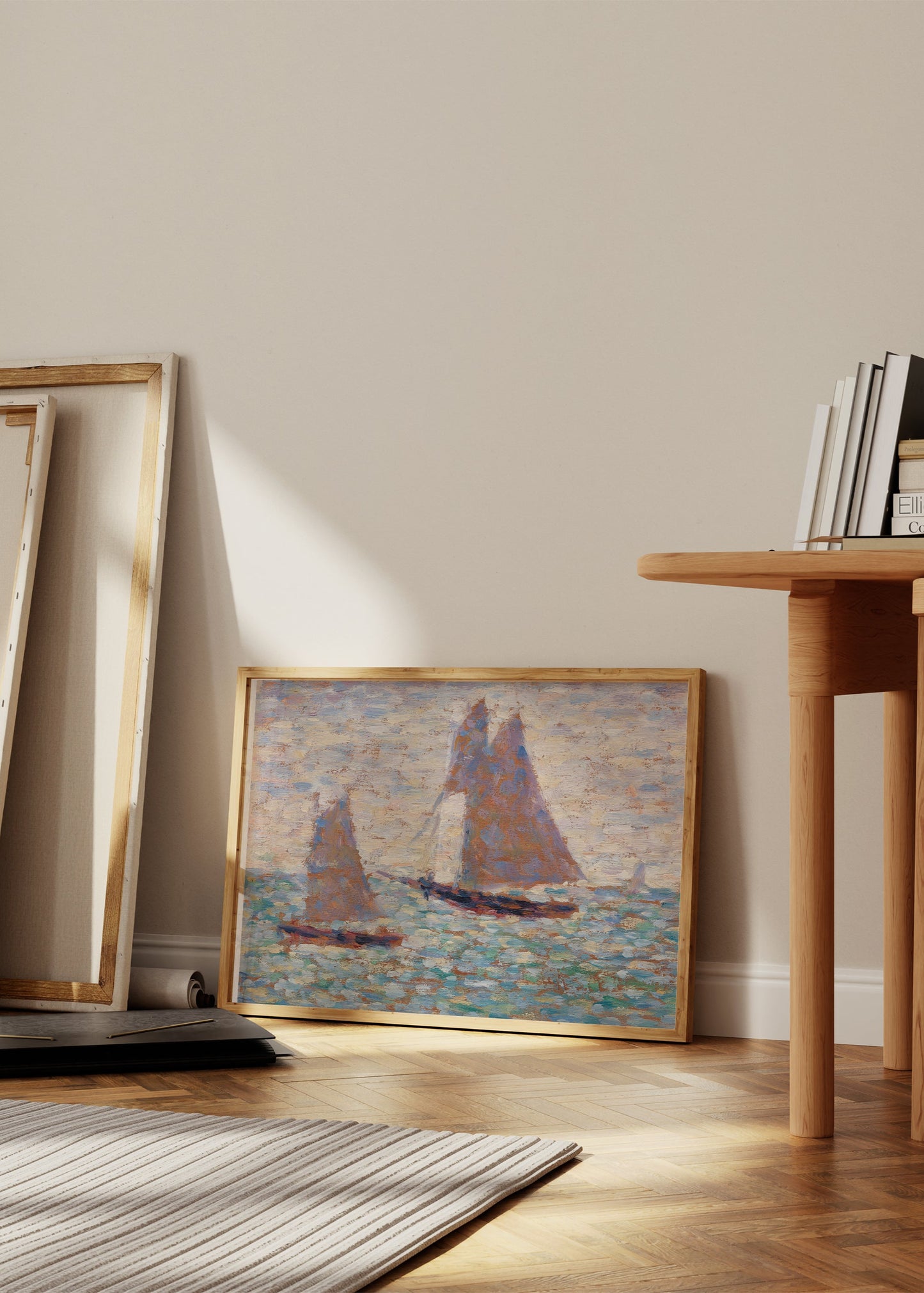 Two Sailboats Poster