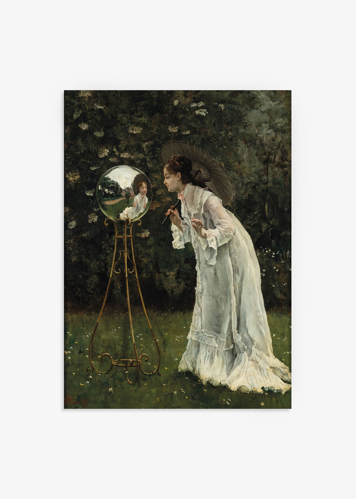 La Boule Argentée Poster by Alfred Stevens