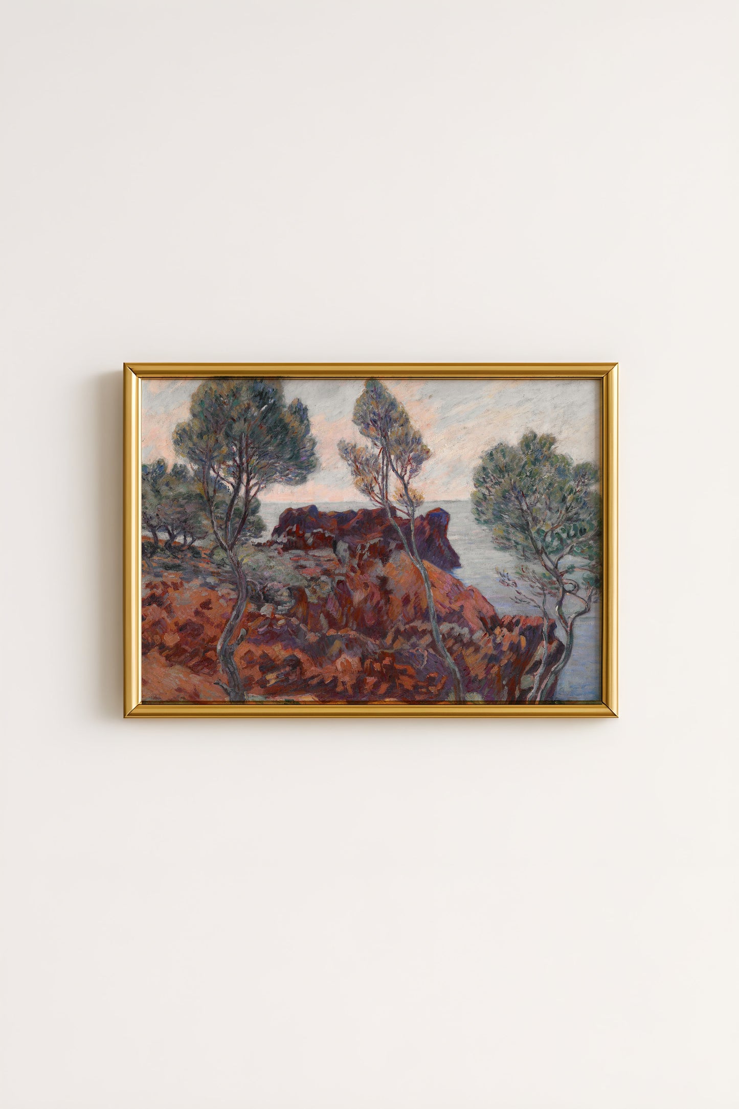 Armand Guillaumin Les Roches Rouges Poster