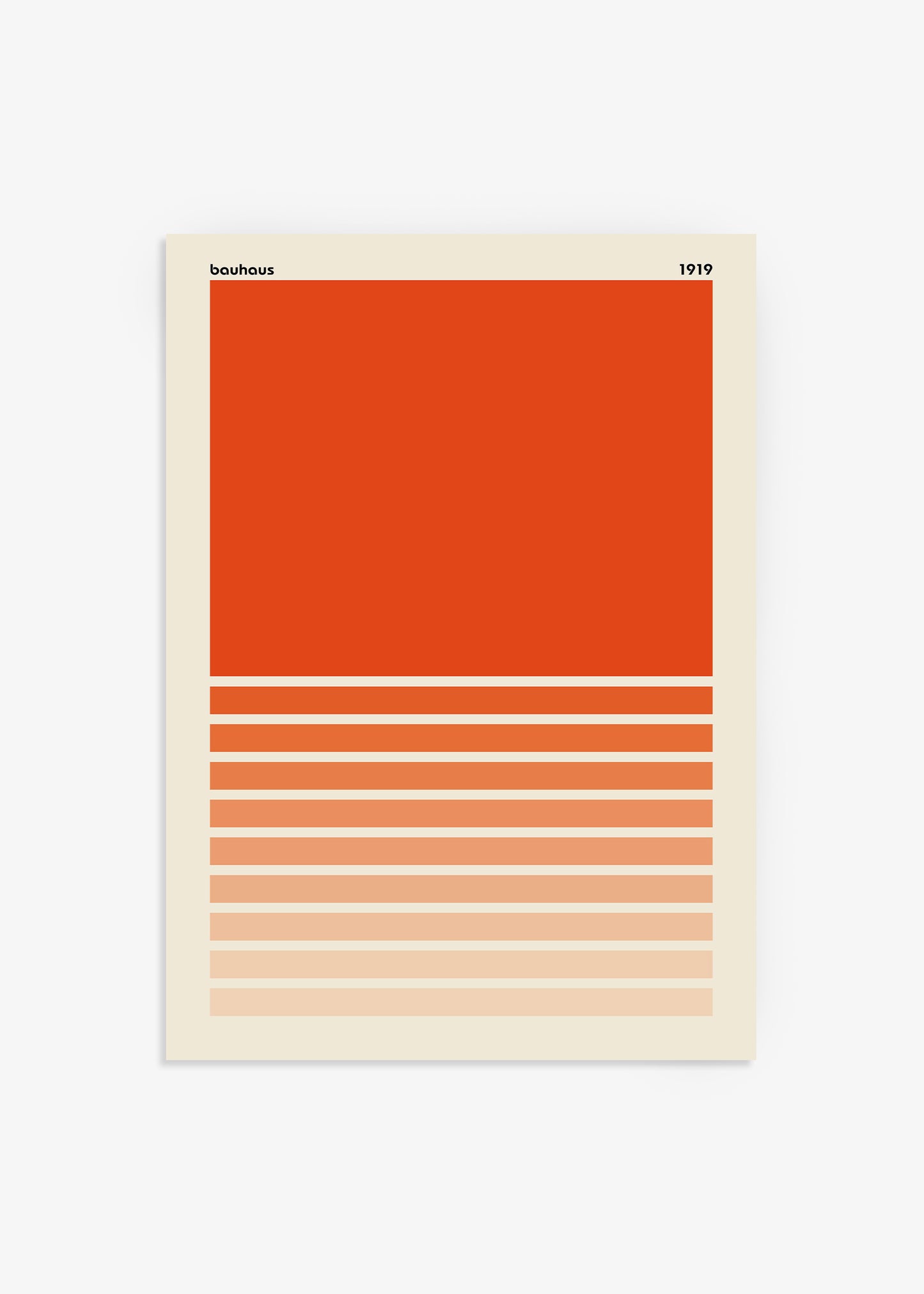 Shades of Orange Print