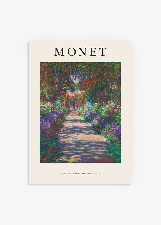 Claude Monet Eine Allee in Giverny 1902 Poster