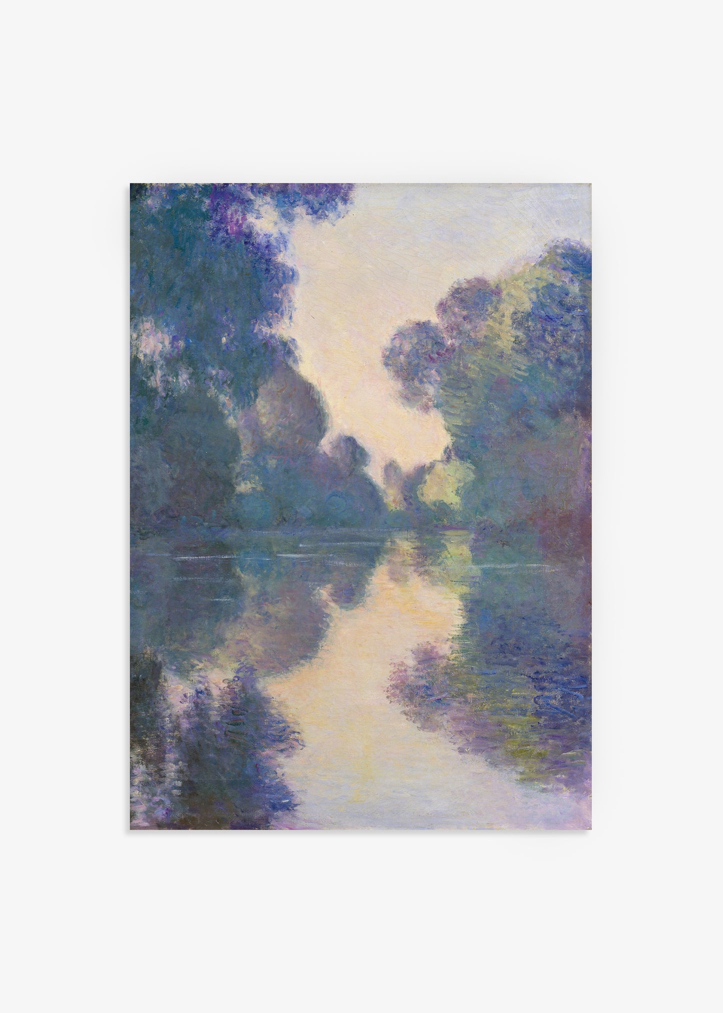 Claude Monet Morning on the Seine near Giverny Print