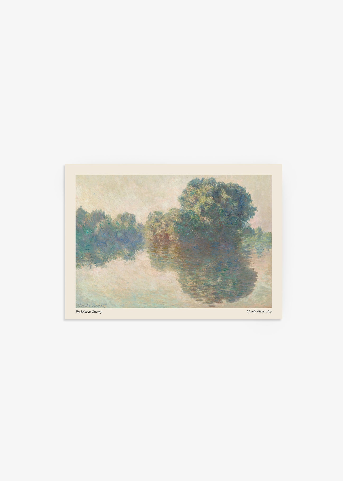 Monet - The Seine at Giverny Poster