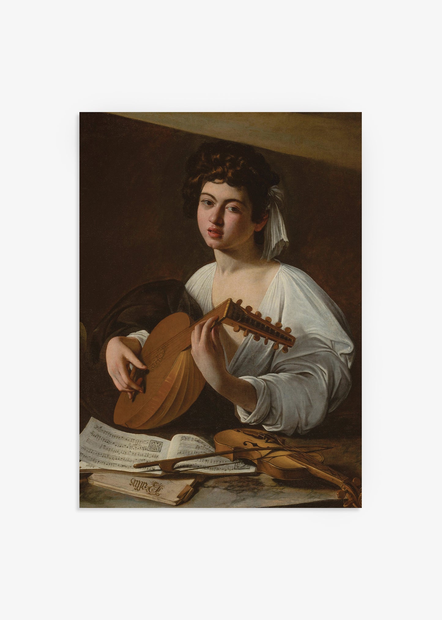 The Lute Player Print