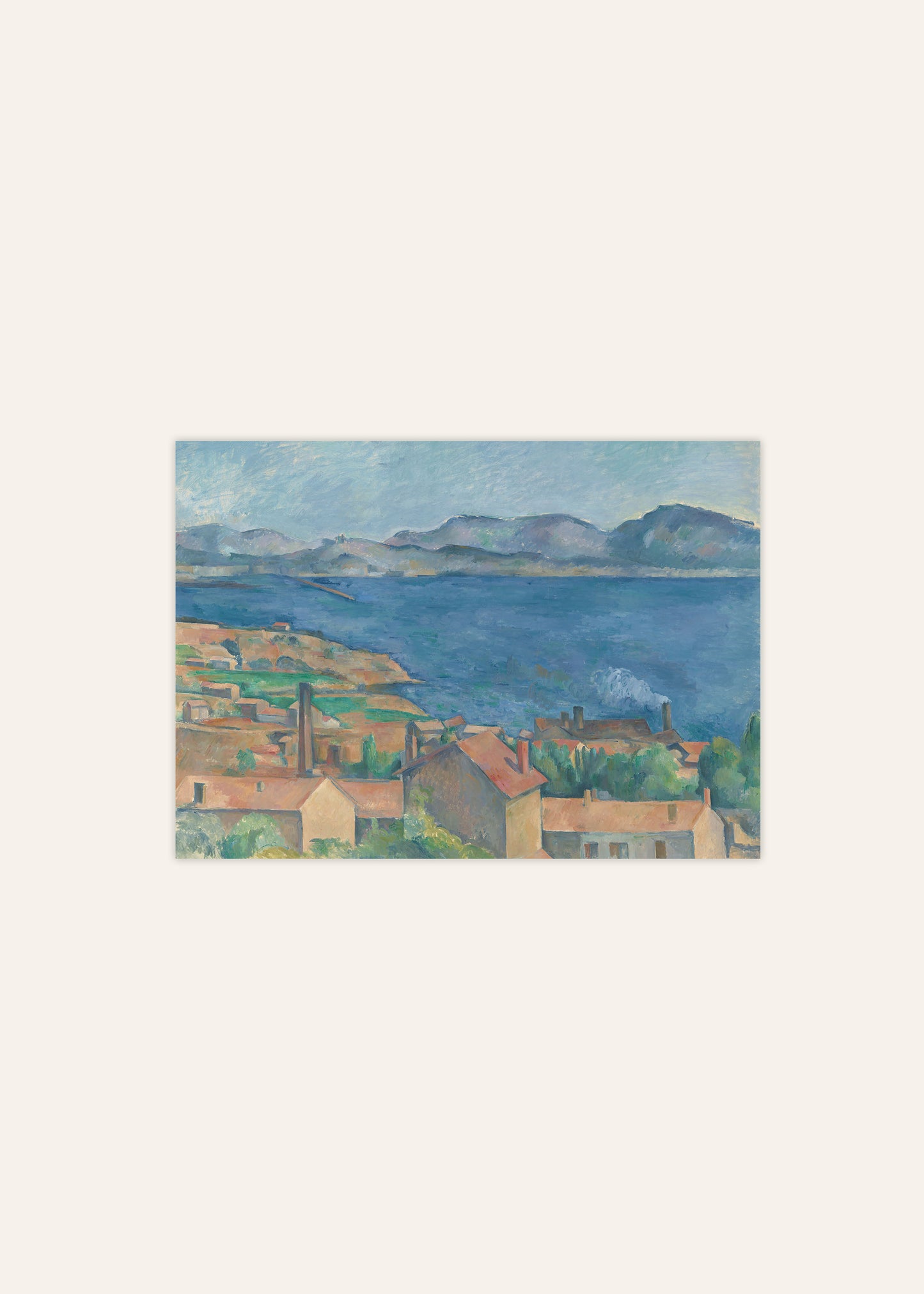 Paul Cézanne - The Bay of Marseilles Poster