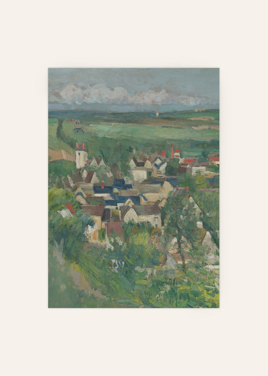 Auvers Landscape Poster
