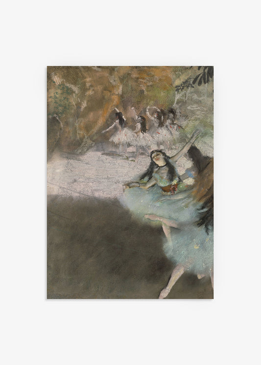 Degas - On the Stage Print