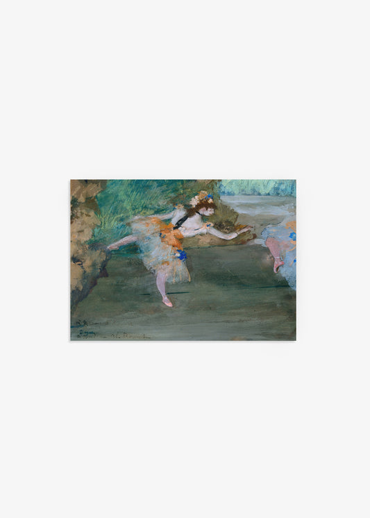 Degas - Dancer Onstage Print