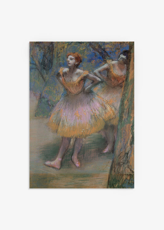 Degas - Two Dancers Poster