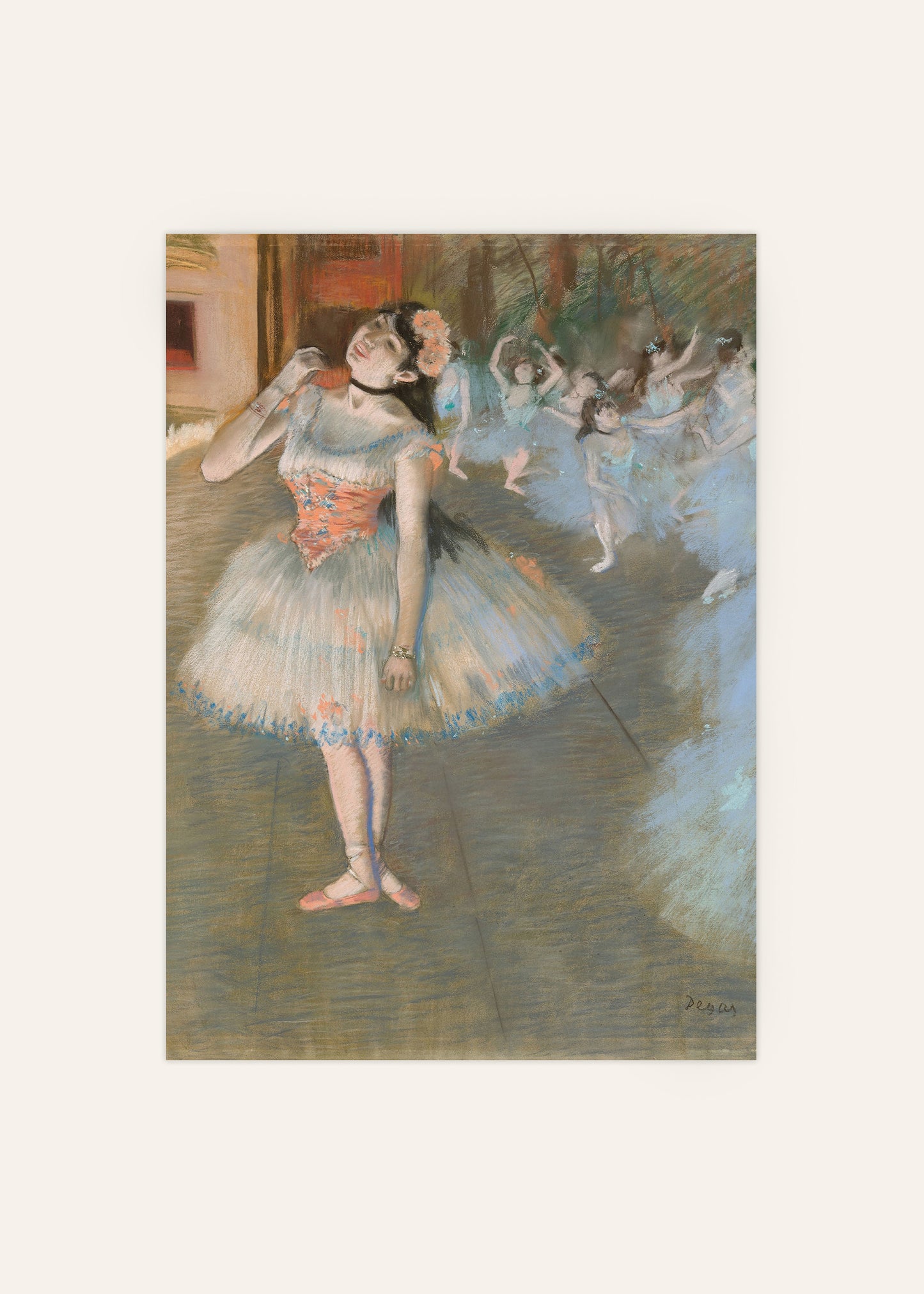 Degas - On the Stage Print