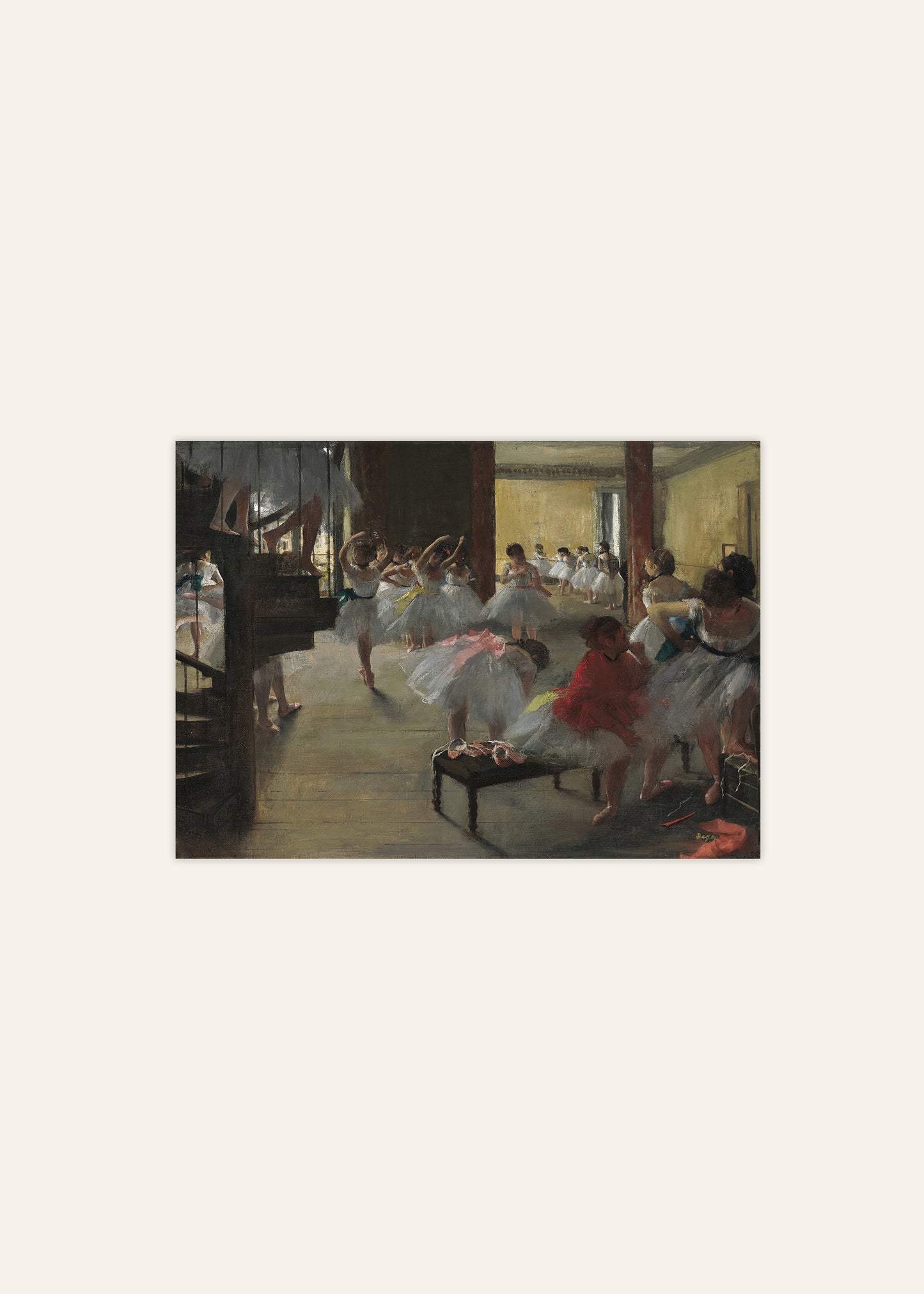 Degas - The Dance Class Poster