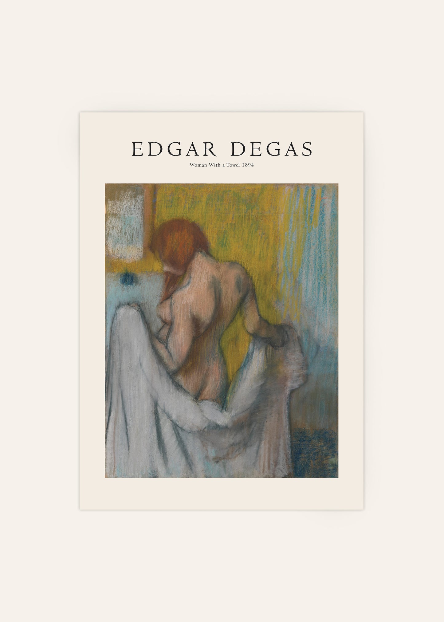 Degas - Woman with a Towel Poster