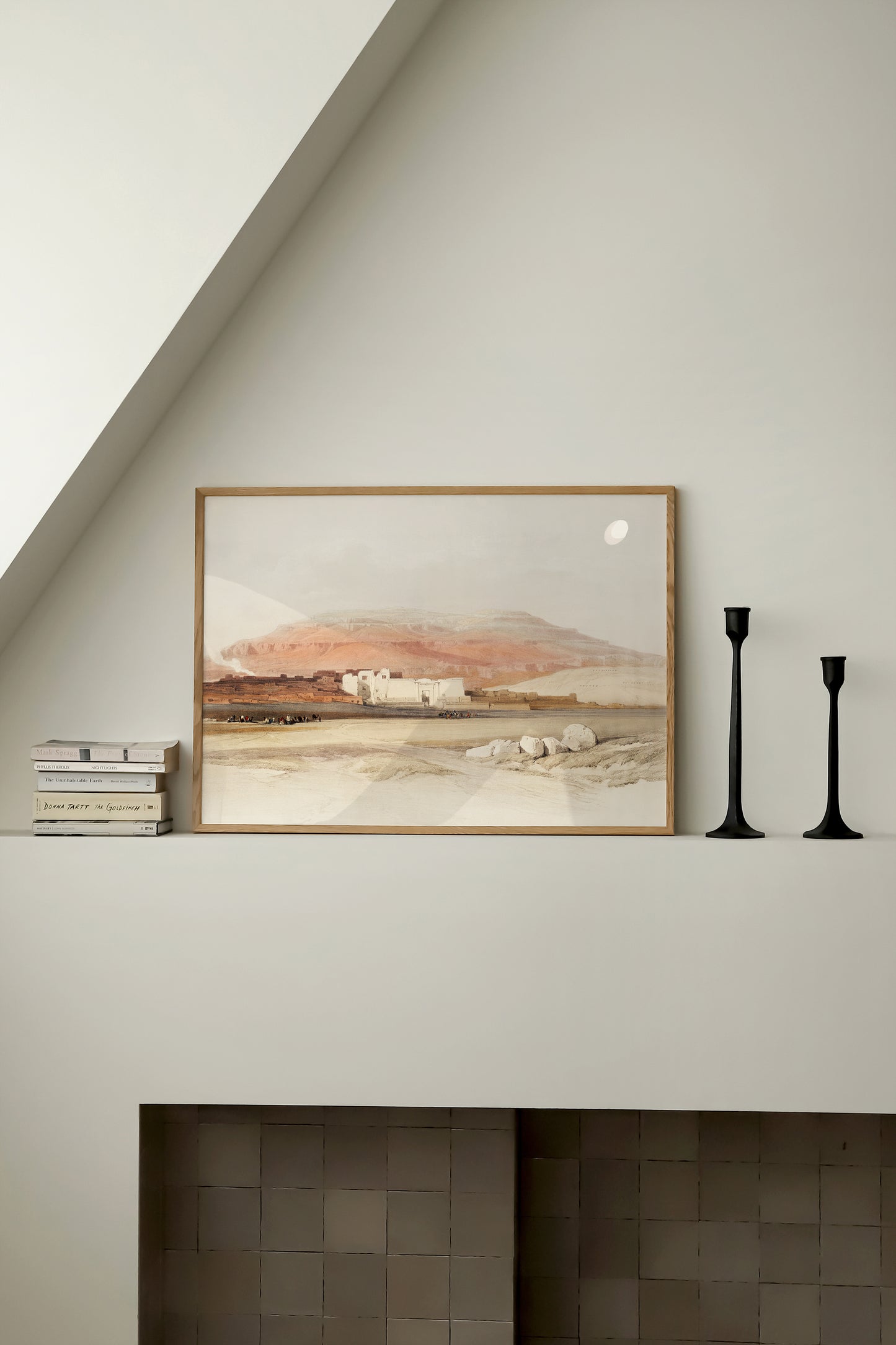 Desert Aquarelle Landscape Poster