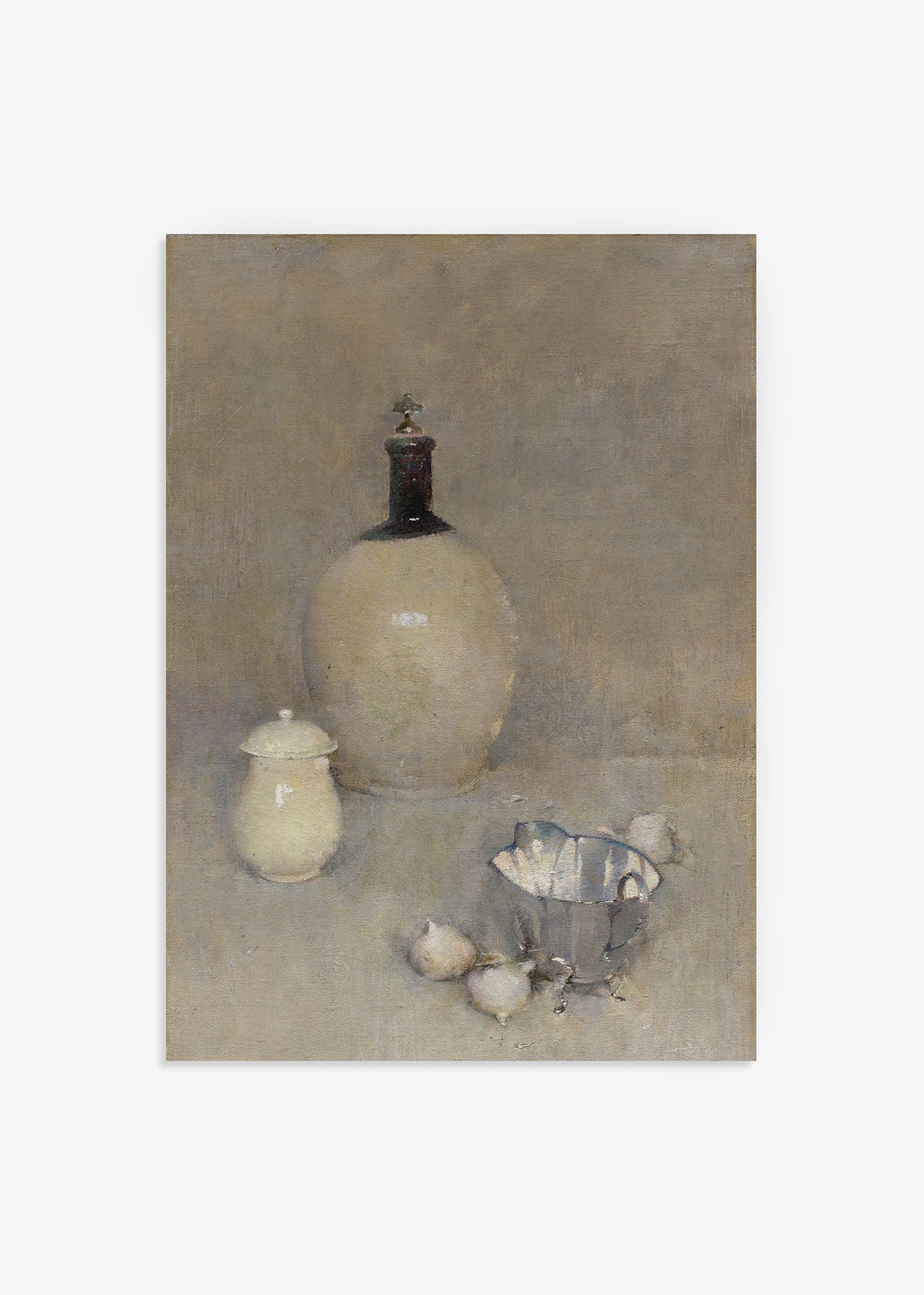 Still Life With Vase and Pots Print
