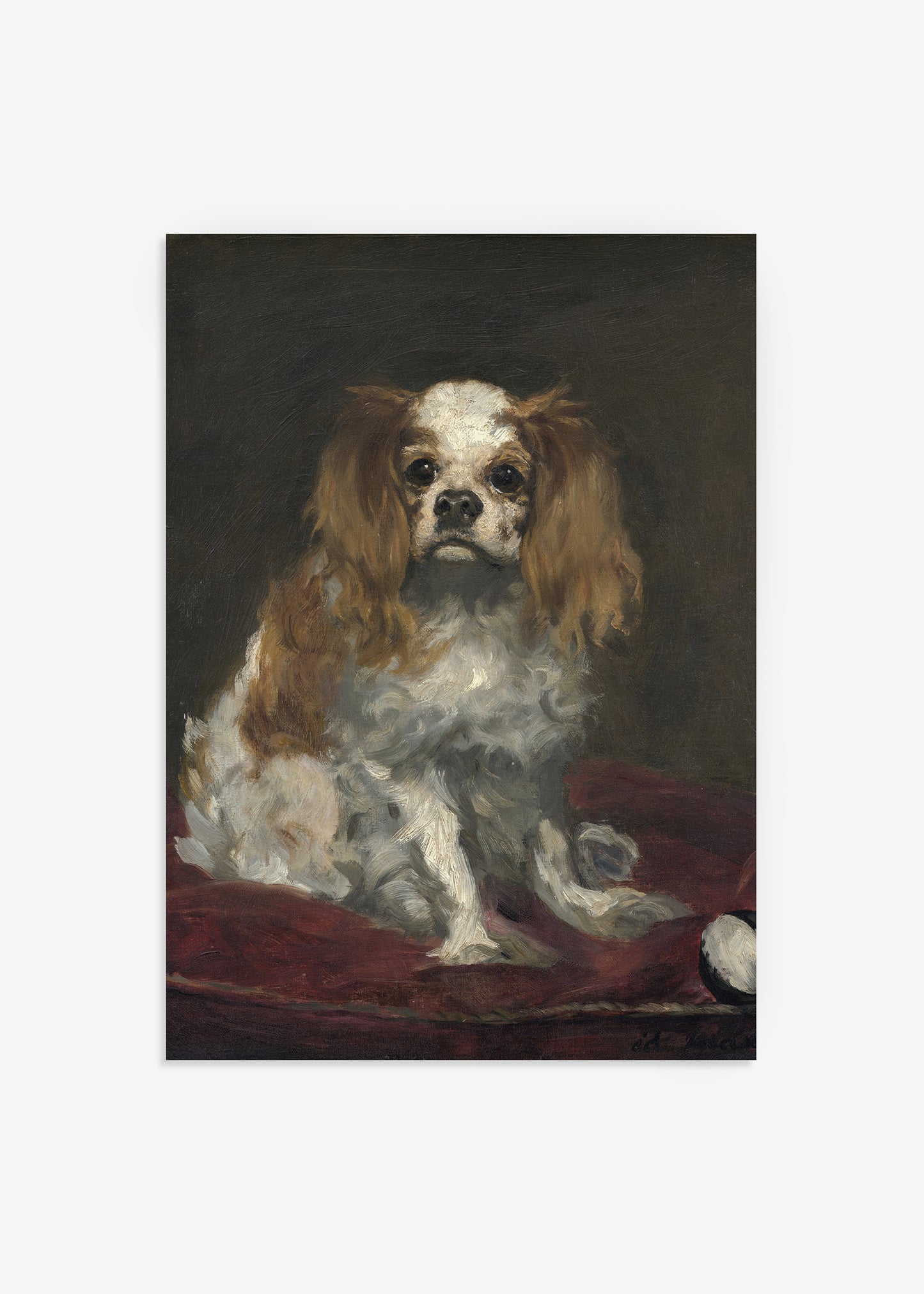 Édouard Manet - King Charles Spaniel Poster