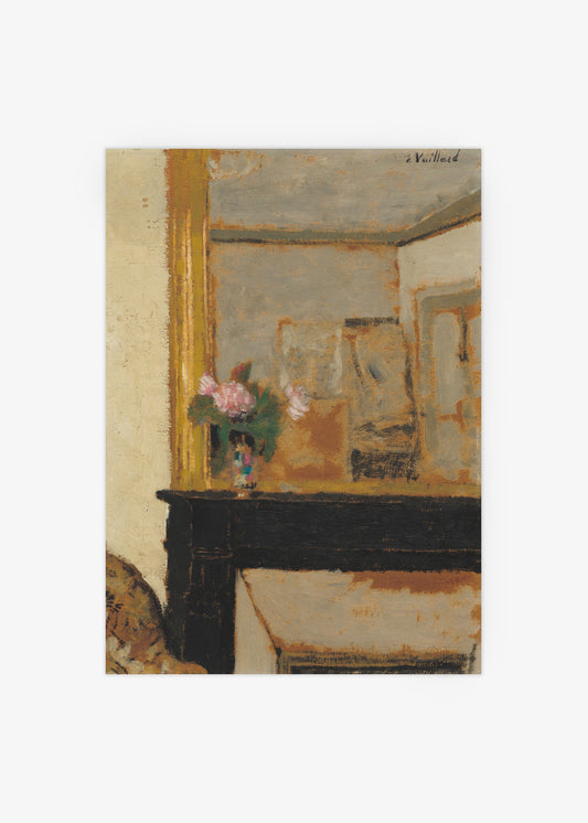 Edouard Vuillard Vase of Flowers on a Mantelpiece Poster
