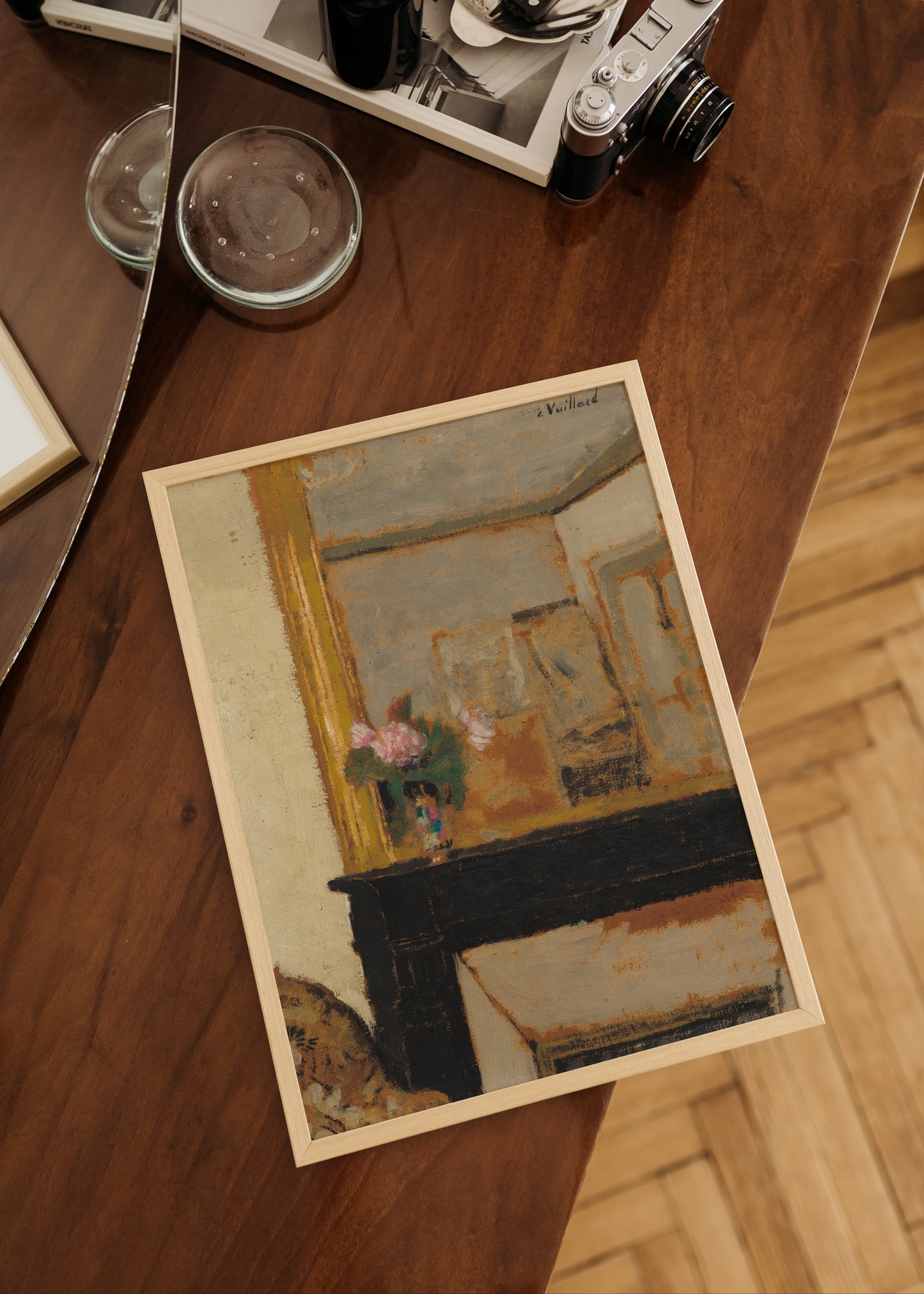 Edouard Vuillard Vase of Flowers on a Mantelpiece Poster