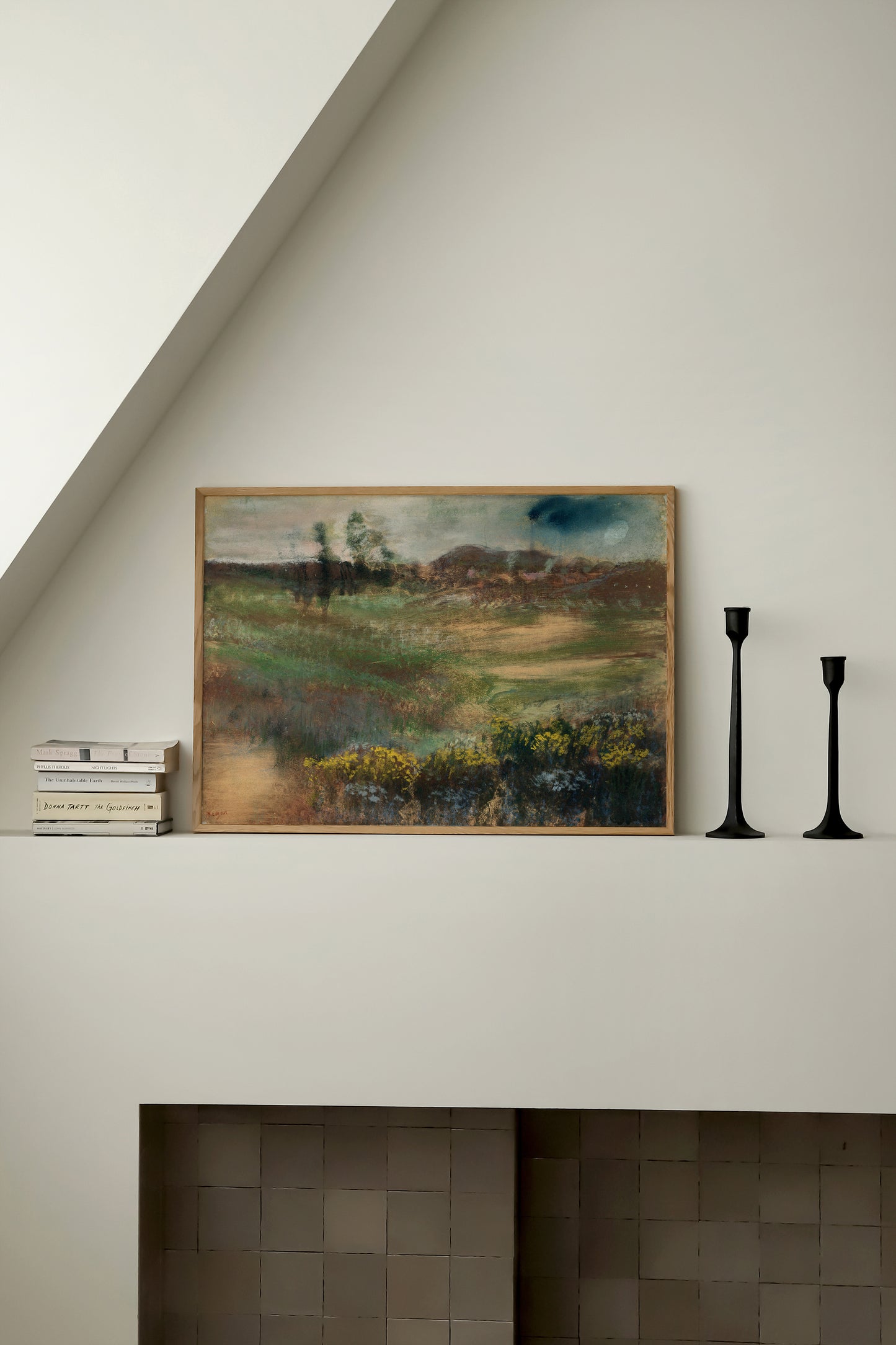 Edag Degas Landscape With Smokestack Poster