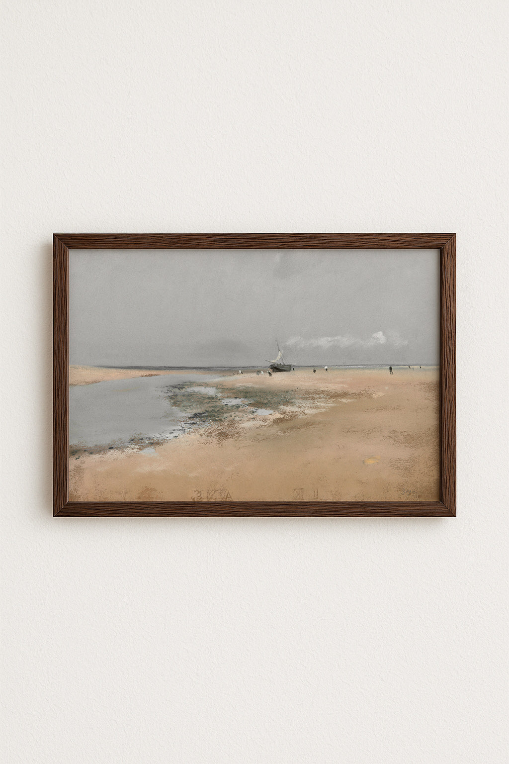 Edgar Degas Beach at Low Tide Poster