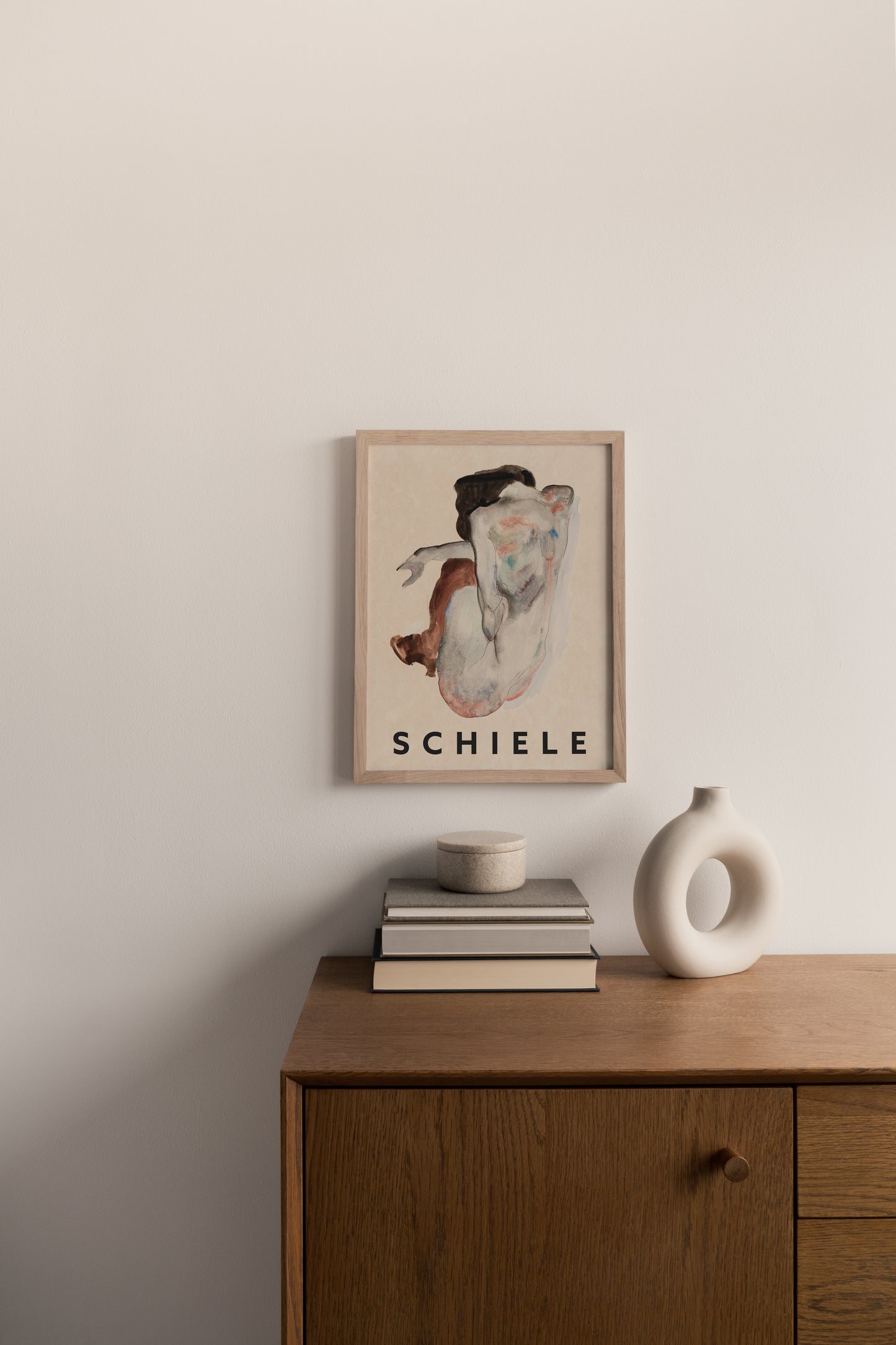 Egon Schiele - Lady Crouching Poster