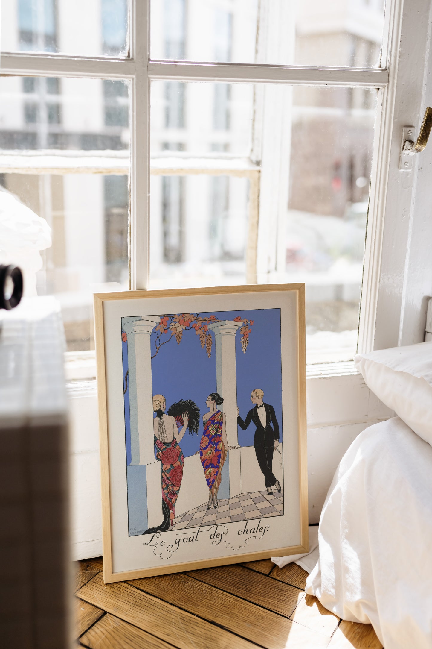 George Barbier The Taste of Shawls Poster