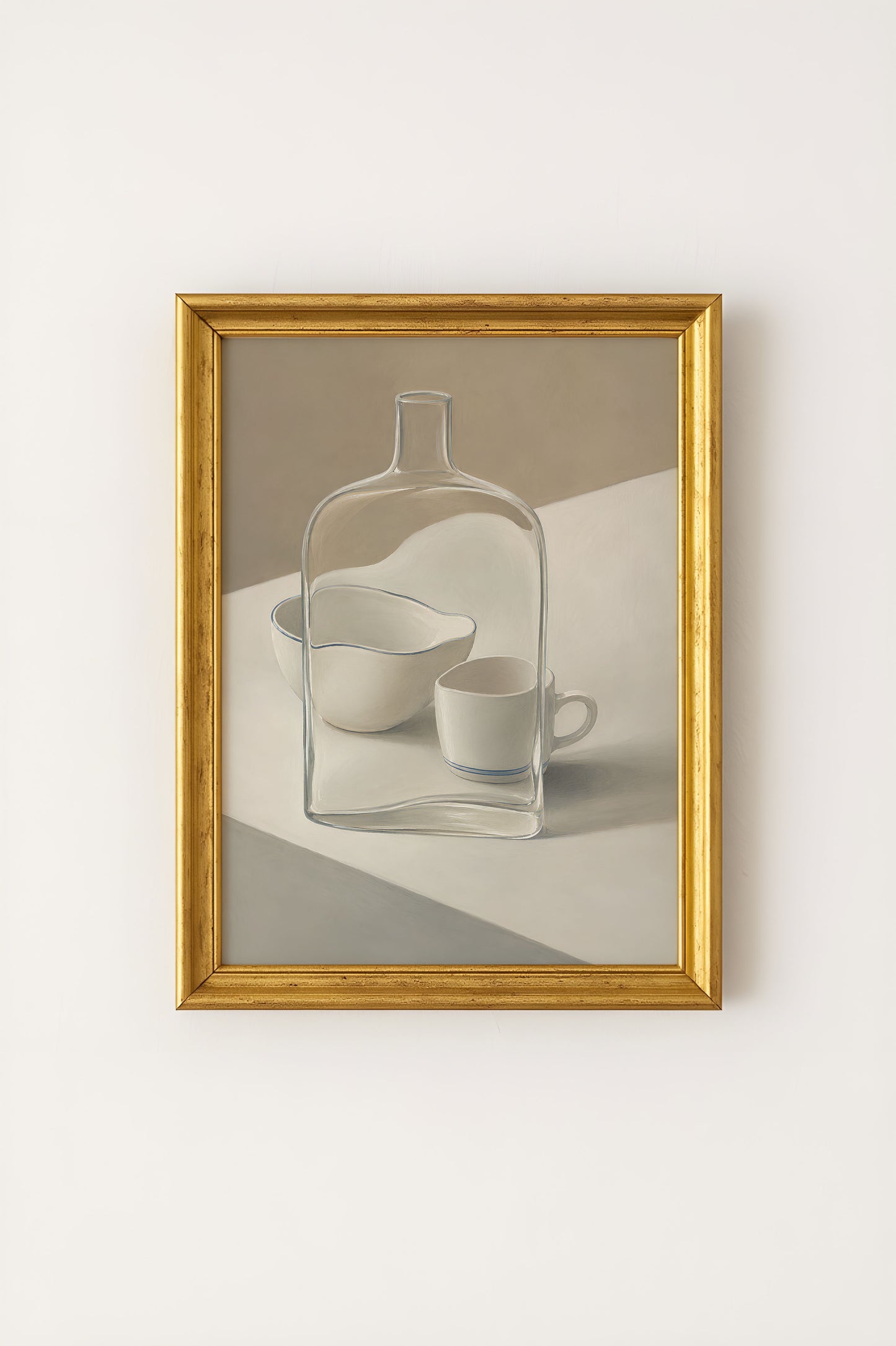 Glass and Cups Poster
