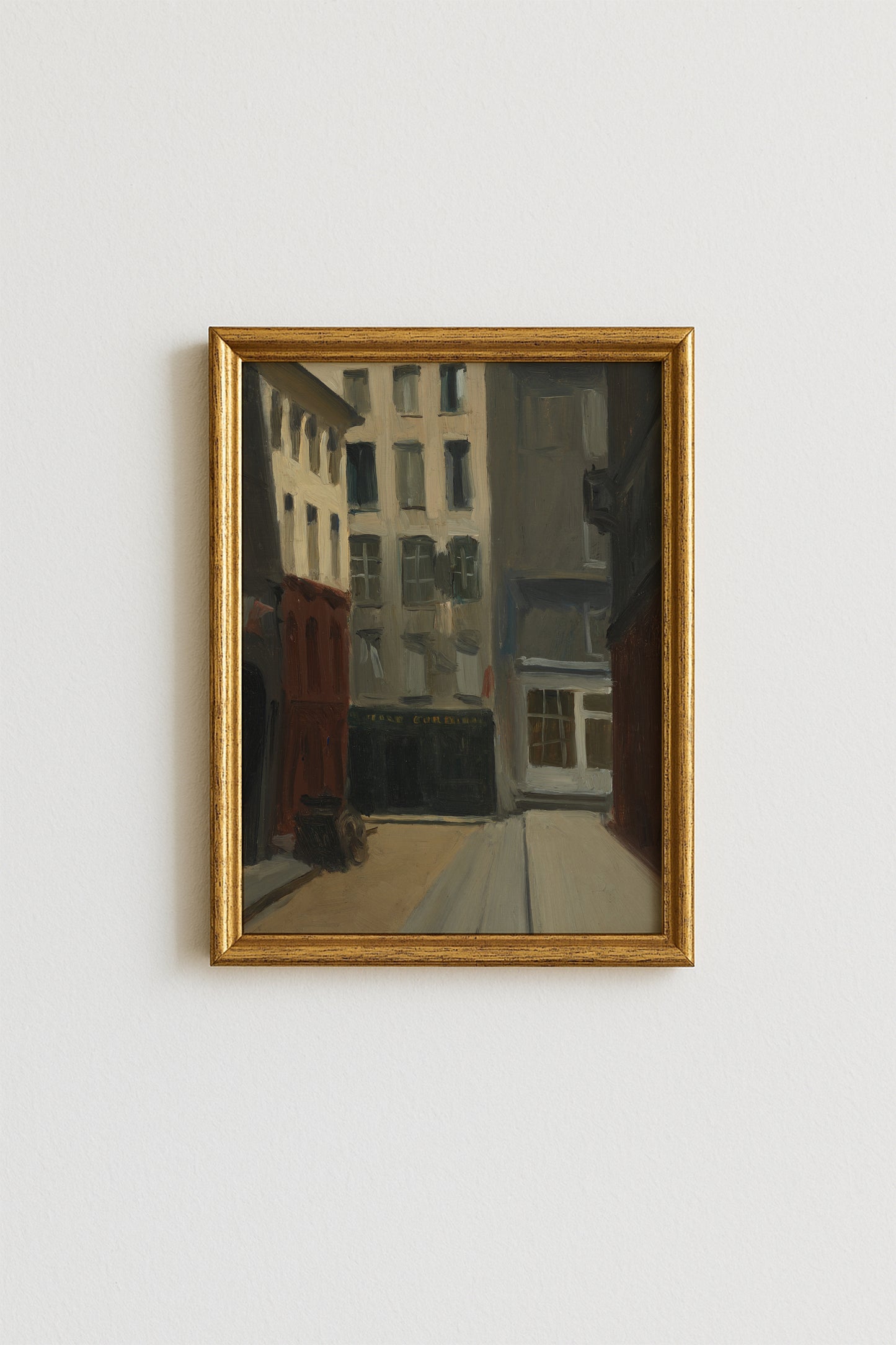 Paris Street by Edward Hopper Poster