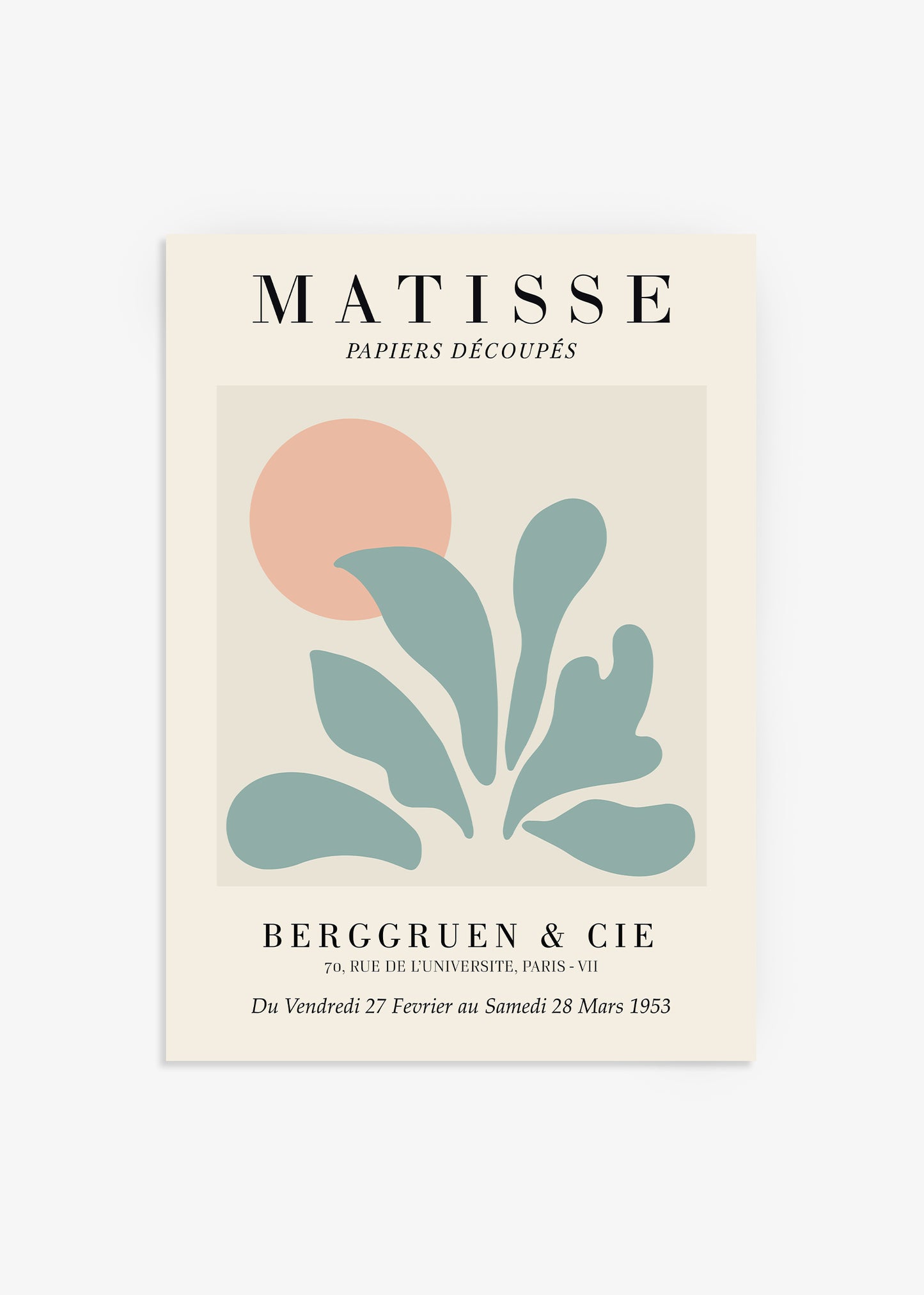 Matisse - Floral Wall Art Print