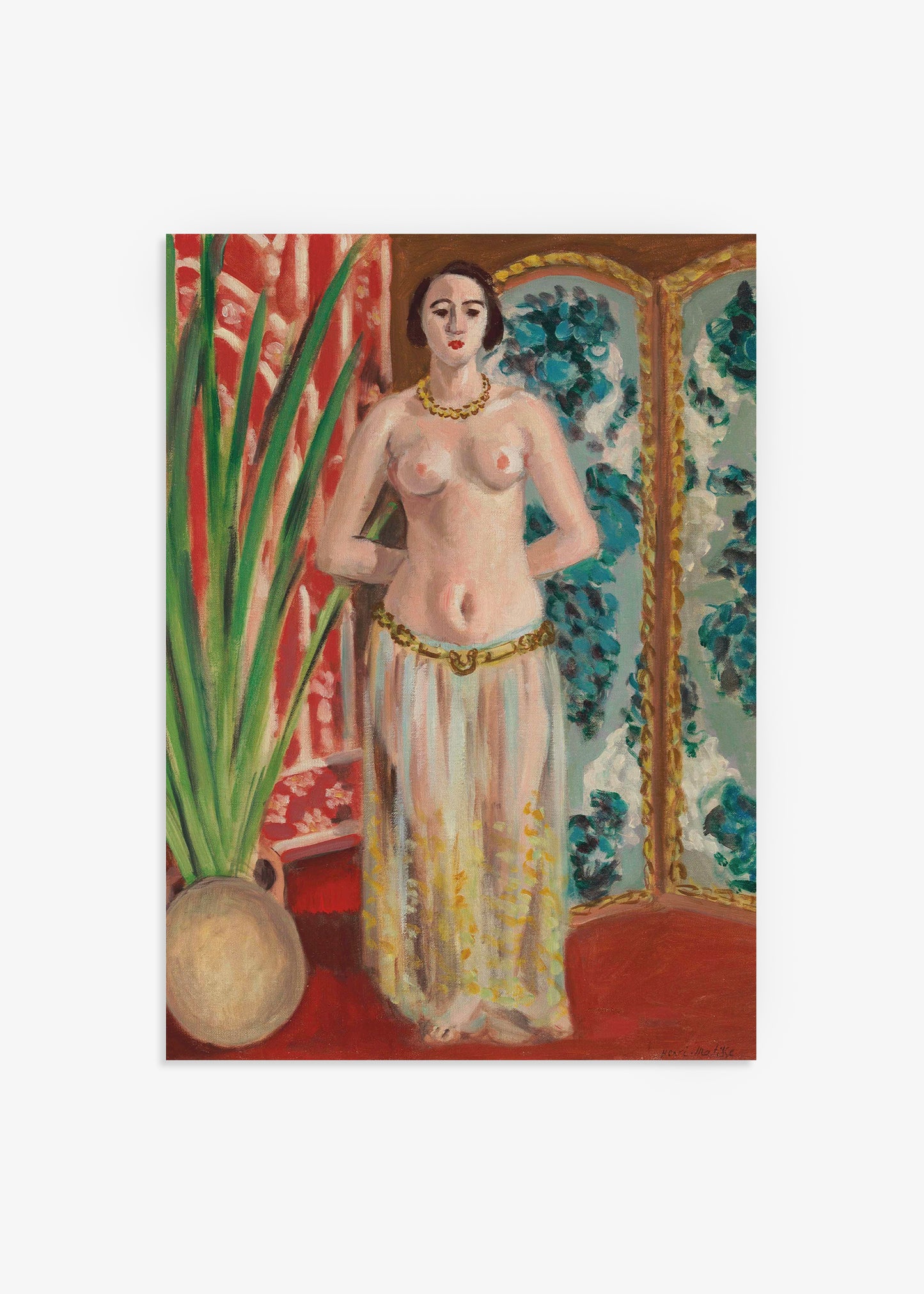 Odalisque Mains Dans le Dos Print