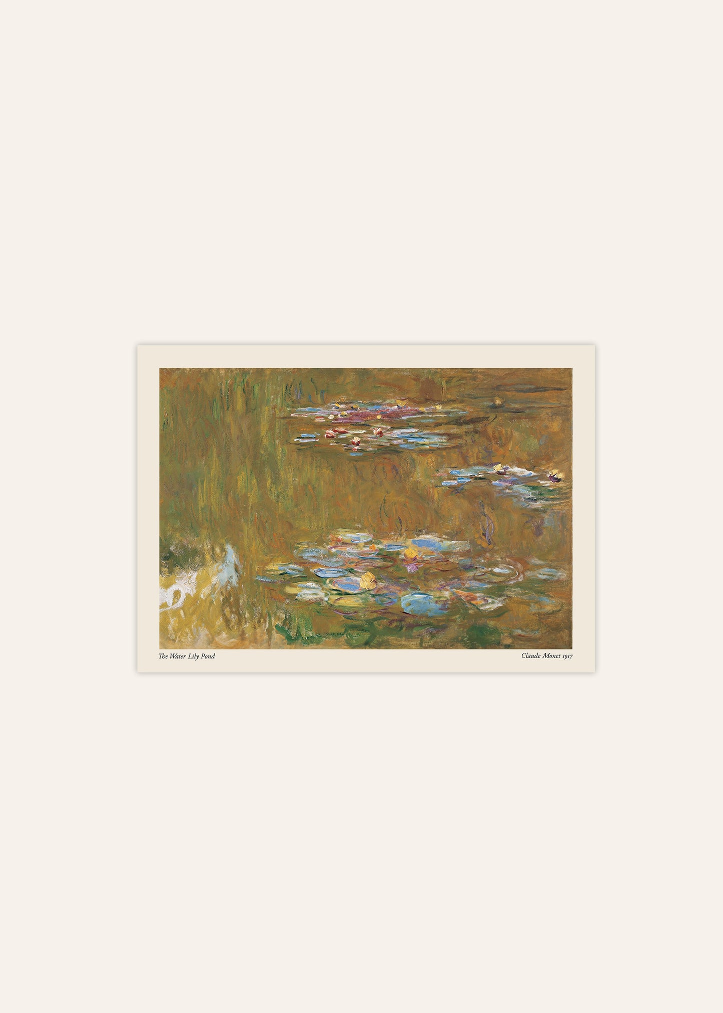 Monet - The Water Lily Pond Poster