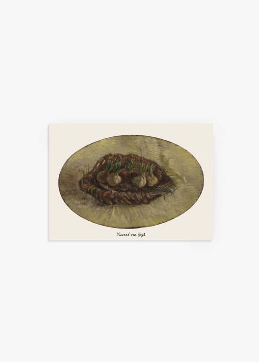 Vincent Van Gogh Basket of Hyacinth Bulbs Poster