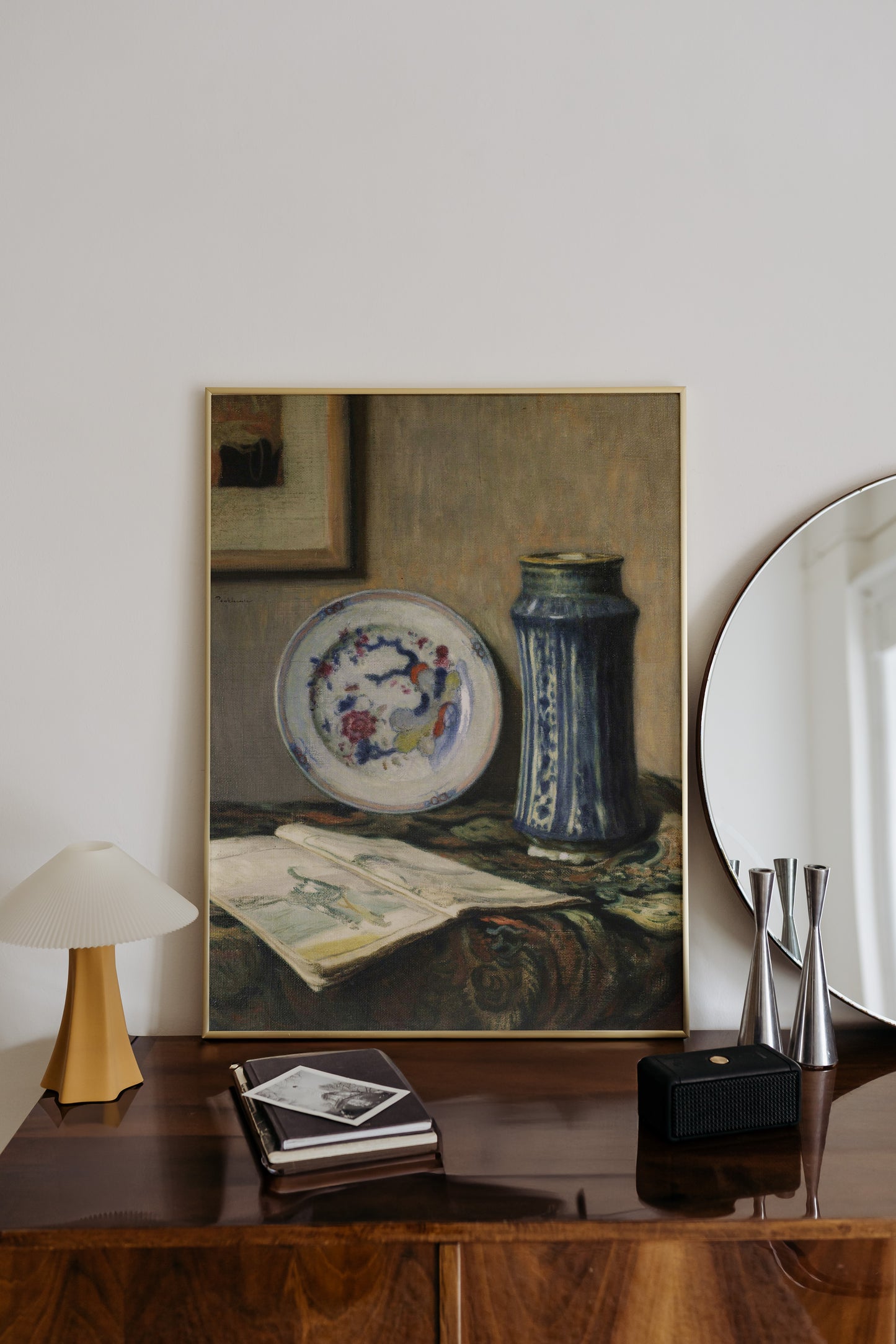 Still Life with Ceramics Poster