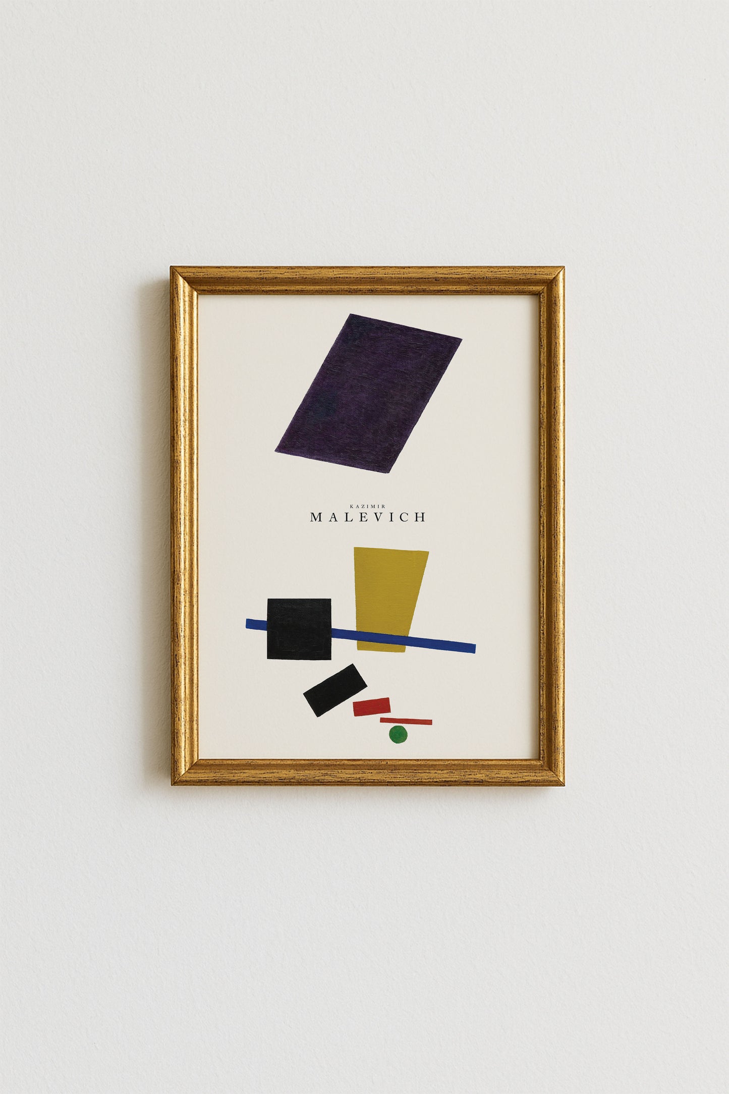 Kazimir Malevich Color Masses Poster