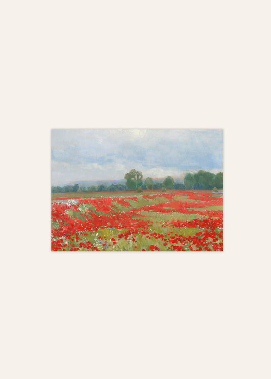 Landscape With Clouds Poster