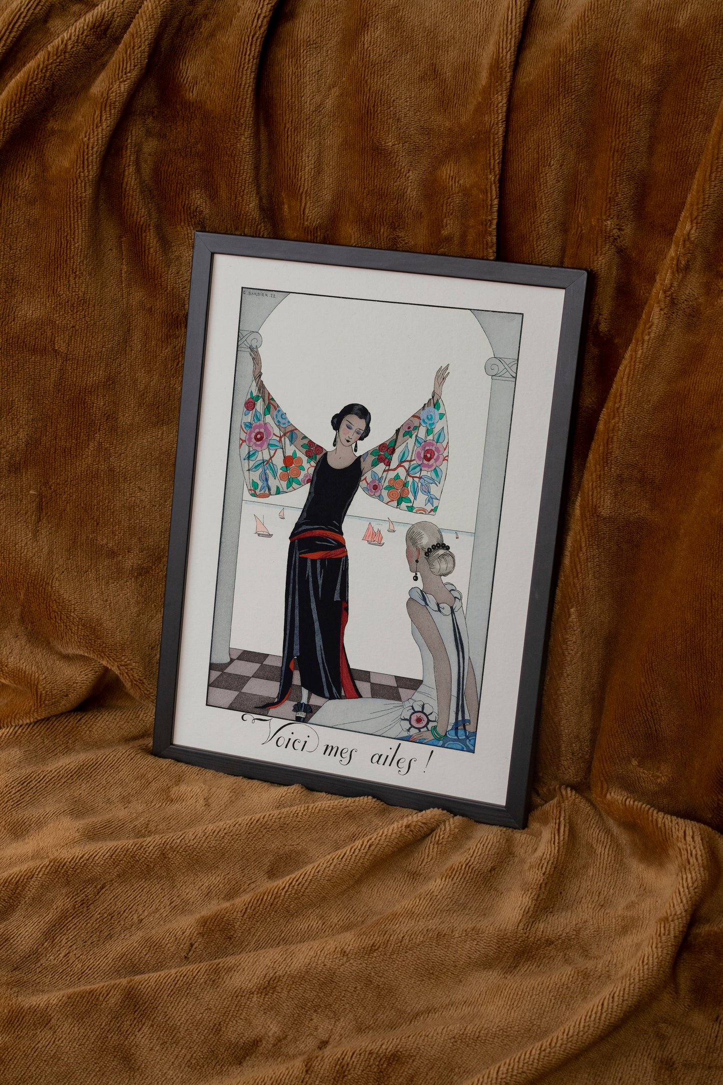 George Barbier Voici Mes Ailes Poster