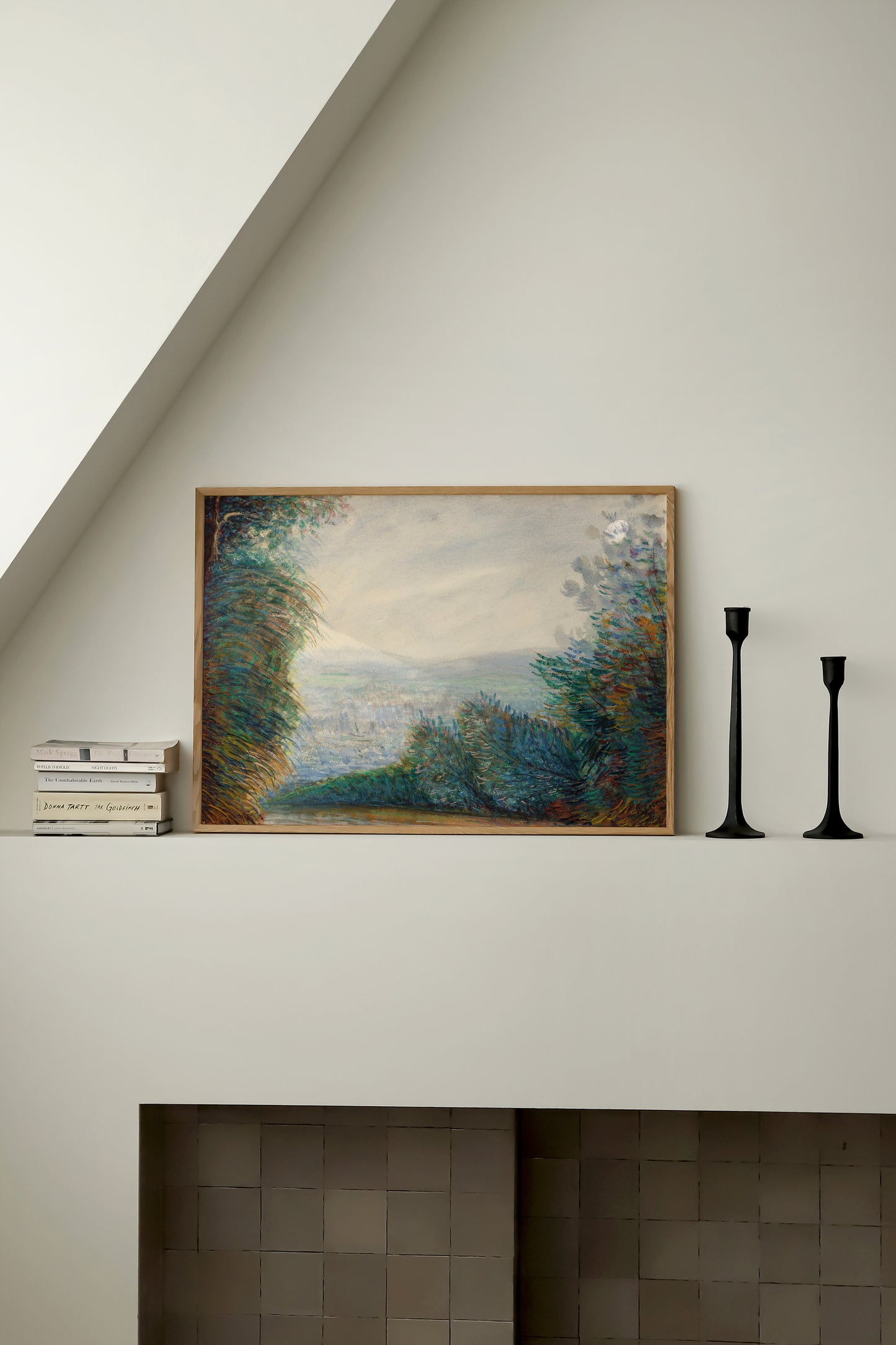 The Auvers Valley On The Oise River Poster