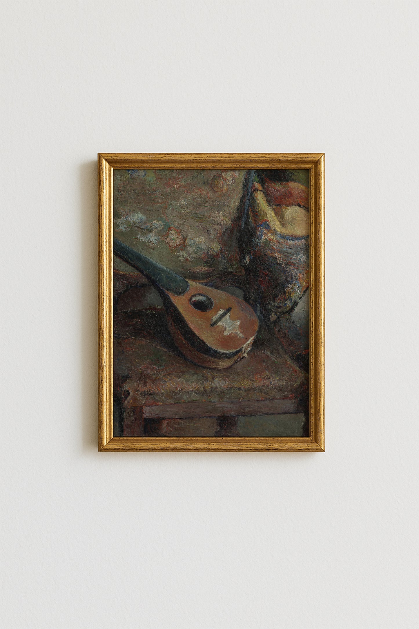 Paul Gauguin - Mandoline sur une Chaise Poster