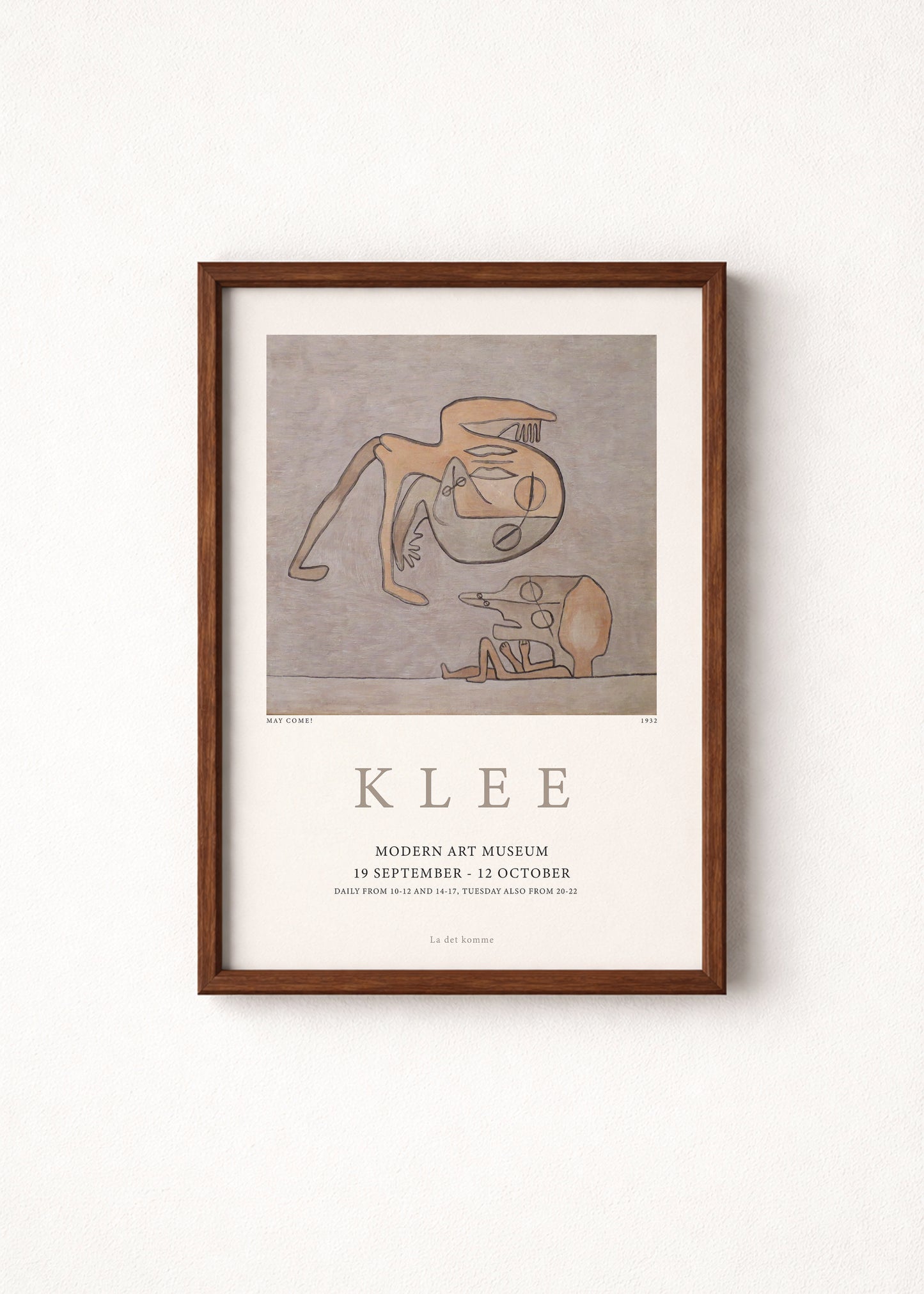 Paul Klee May Come Poster