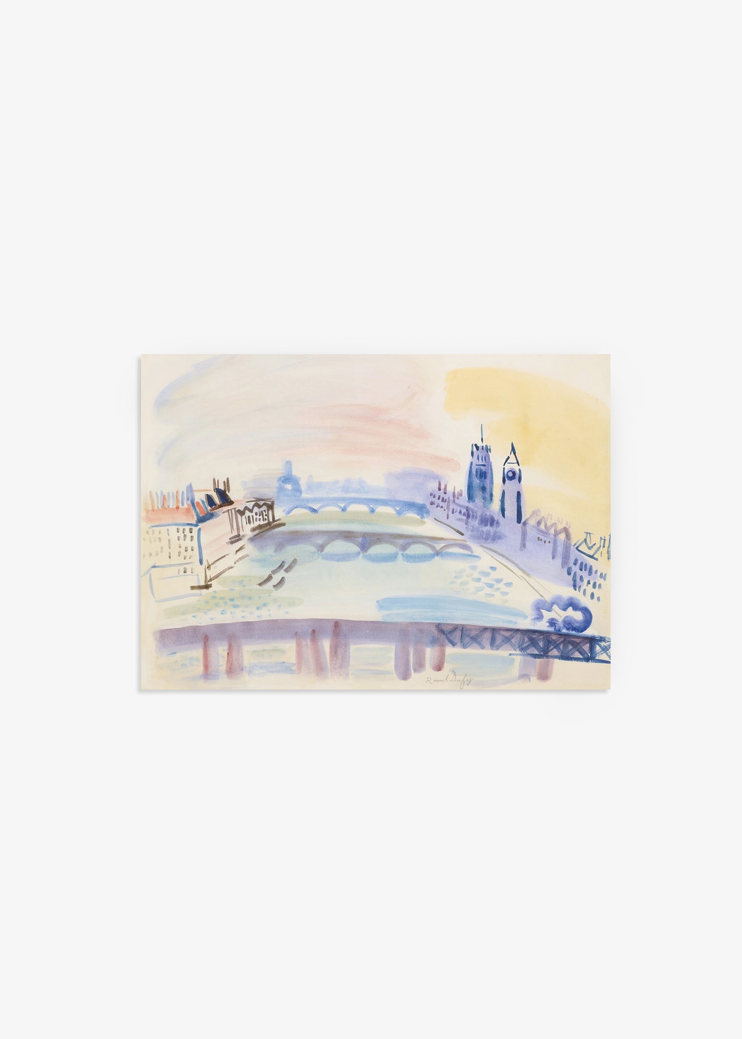 The River Thames London Print