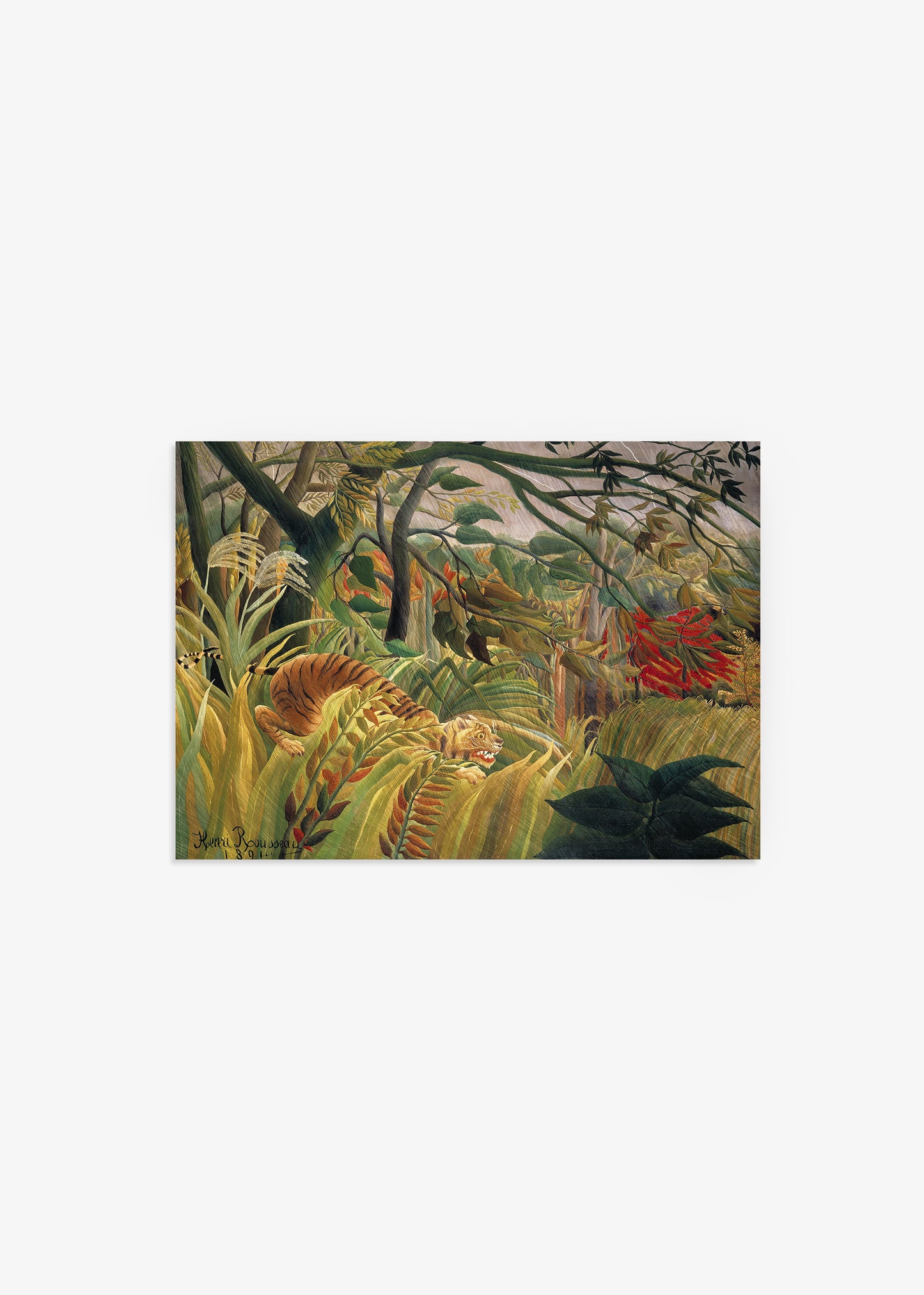 Tiger in a Tropical Storm Poster